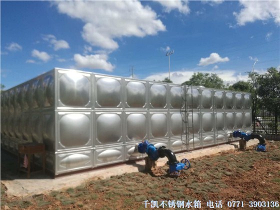 千凱廣西民族大學(xué)396立方不銹鋼水箱