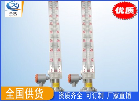 側(cè)裝遠傳式磁翻板液位計