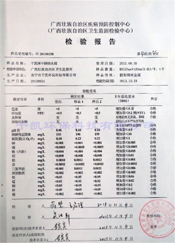 產(chǎn)品檢測報告2