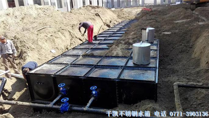 廣西地埋式箱泵一體化水箱廠家找千凱，咨詢0771-3903136