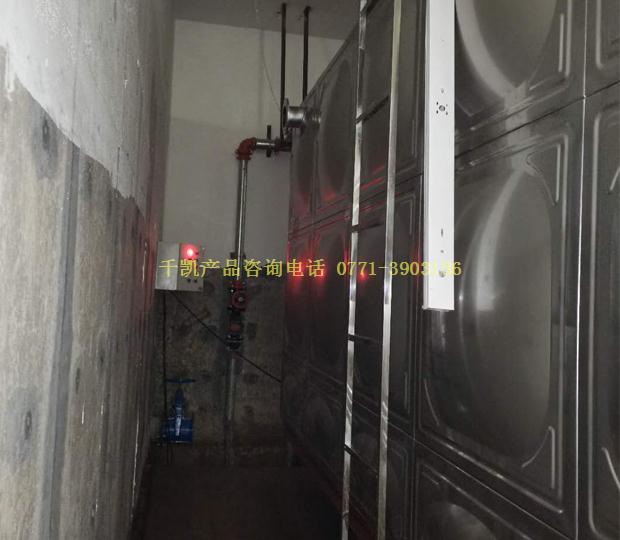 中鐵鳳嶺國際城項目不銹鋼水箱安裝完成