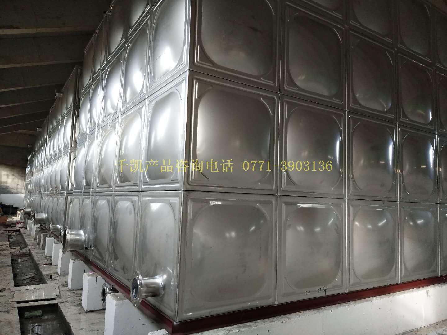 千凱南寧東盟文化博覽園800立方不銹鋼水箱2