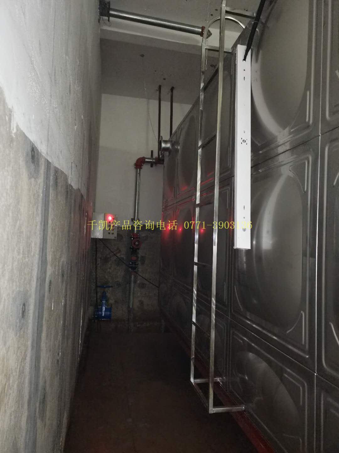 中鐵鳳嶺國際城項目不銹鋼水箱安裝案例